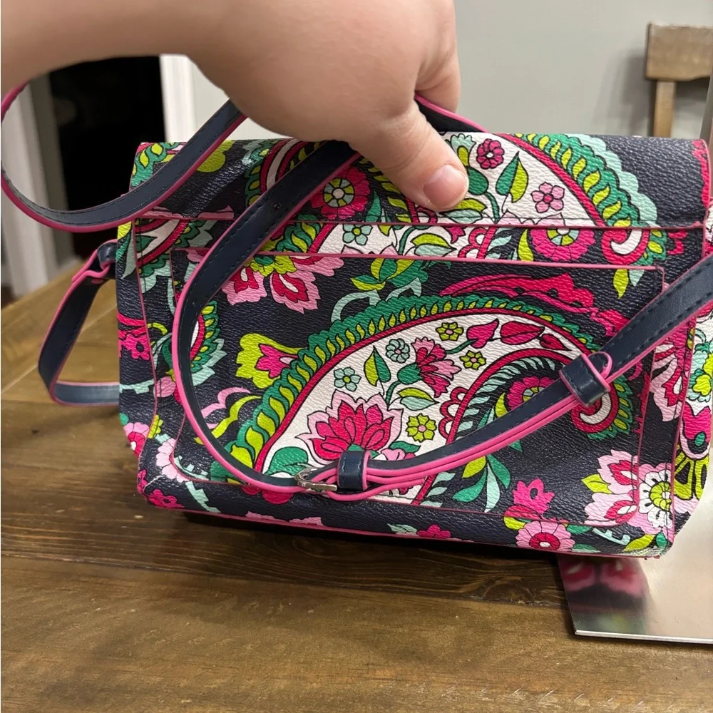 Vera Bradley Scalloped Hipster Crossbody in “Petal Paisley”